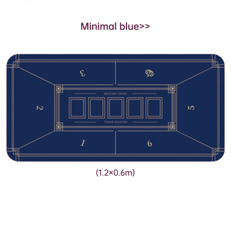 Dezhou playing card pad tablecloth table cushion square round chip rubber cushion playing card table top cushion