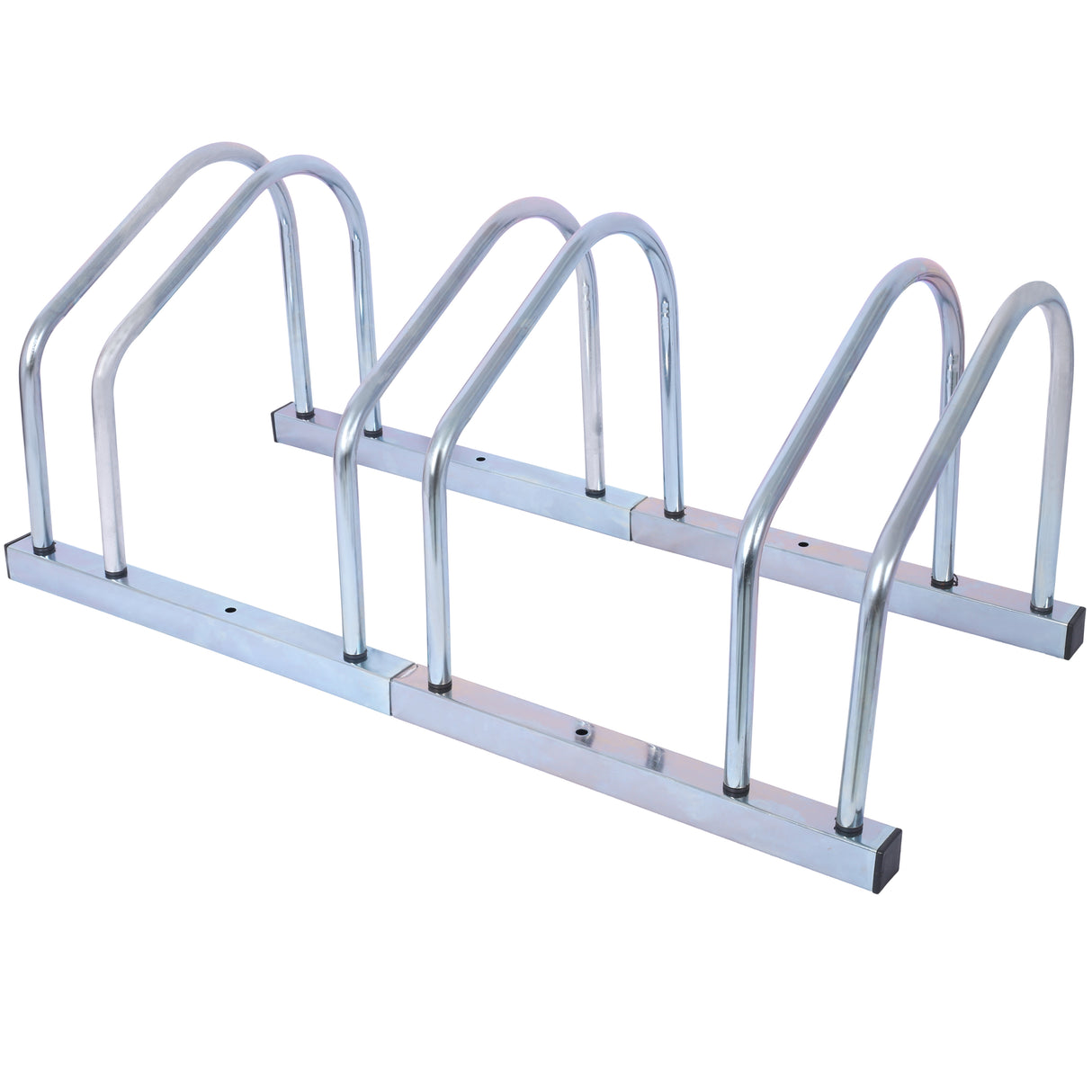 3 bicycle parking racks, 22-28 inch wheel supports, maximum tire width 2.15 inches, galvanized - V.I.P Digital Presence
