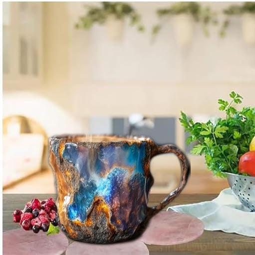 Imitation mineral resin crystal coffee cup - V.I.P Digital Presence