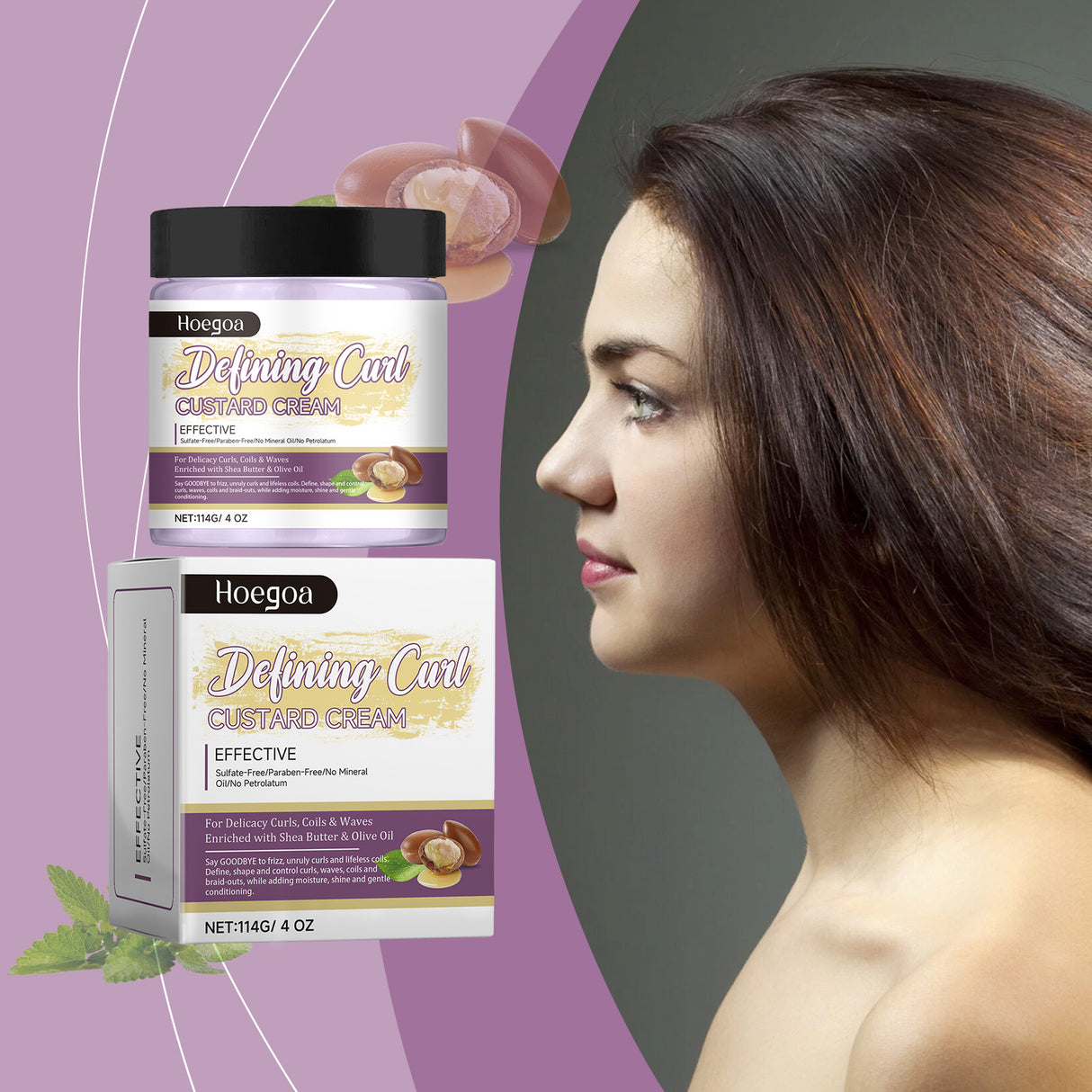 Non-Evaporating Film Curl Cream Nourishes And Restores Curly Hair Elastic Volumizing Long Lasting Styling Cream For Lazy People - V.I.P Digital Presence