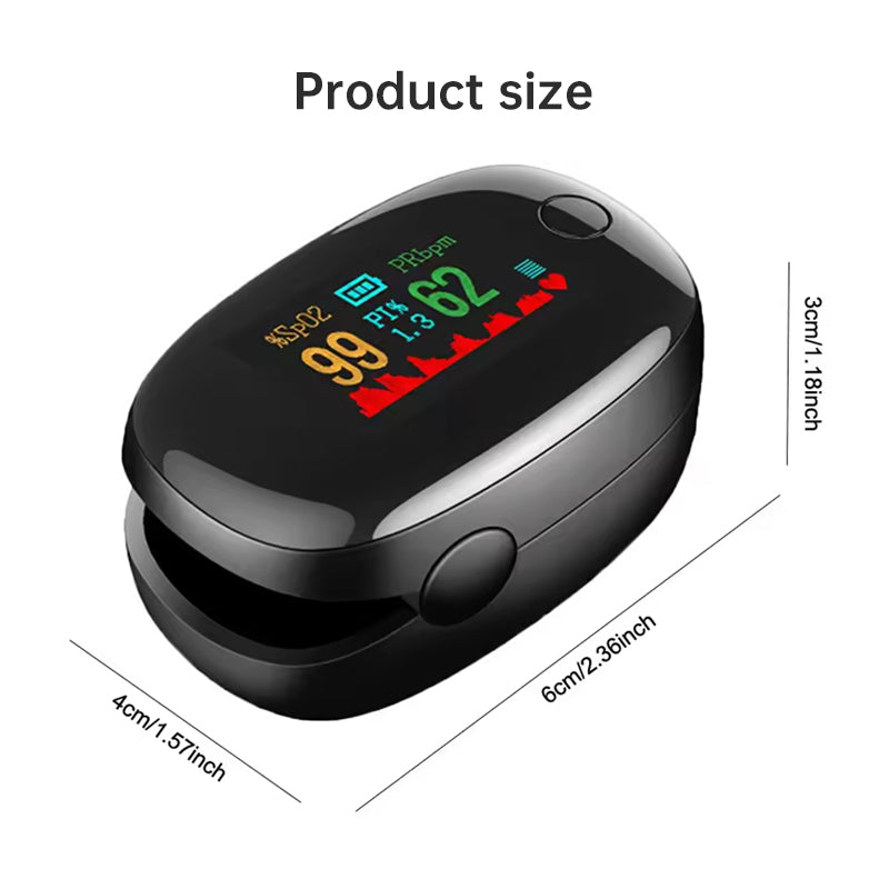 Reusable Lightweight Finger Pulse Oximeter for Outdoor Enthusiasts (Hiking, Skiing, Cycling) - V.I.P Digital Presence