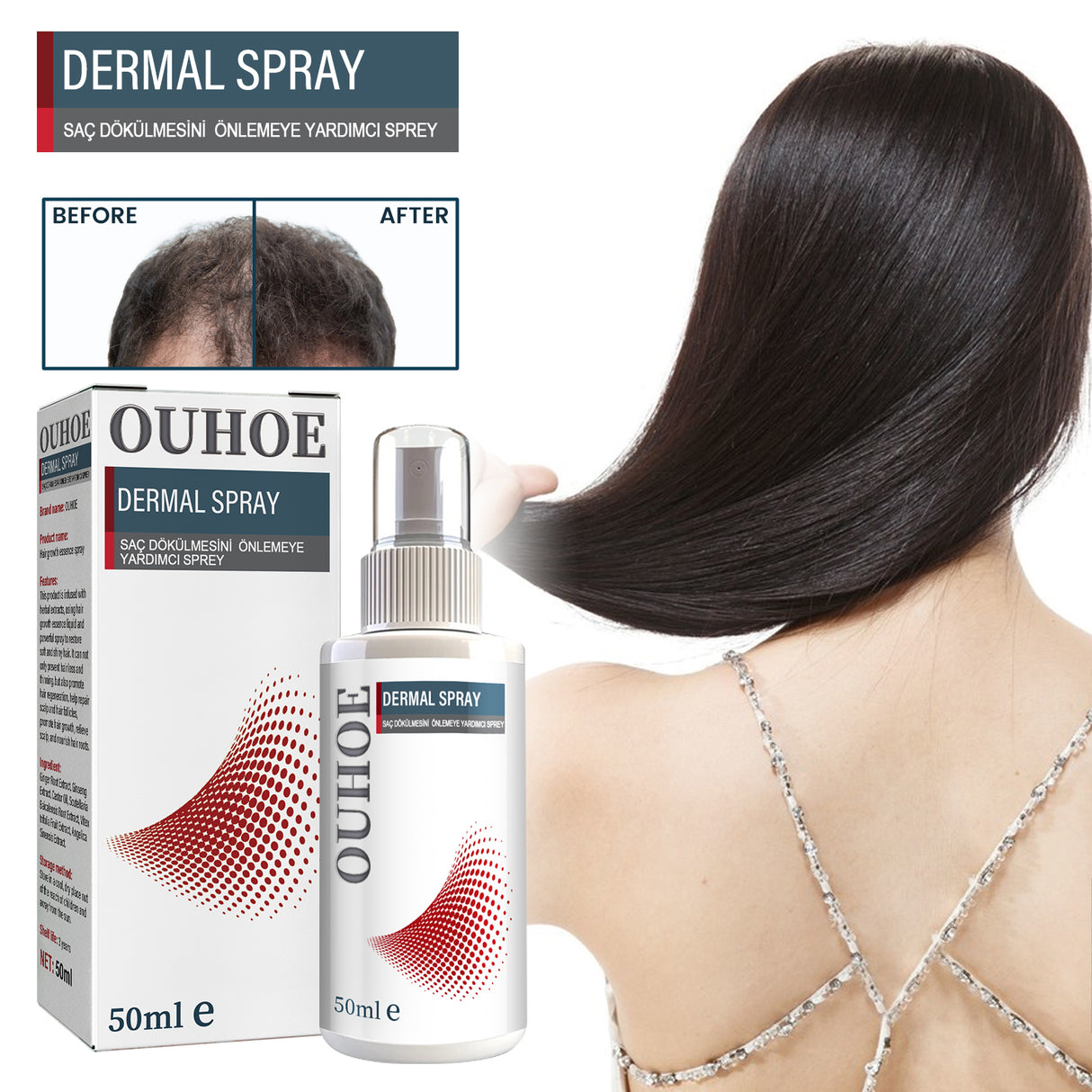 Hair Essence Spray, Prevent Hair Loss Repair Hair Dry And Frizzy Moisture And Dense Hair Essence - V.I.P Digital Presence