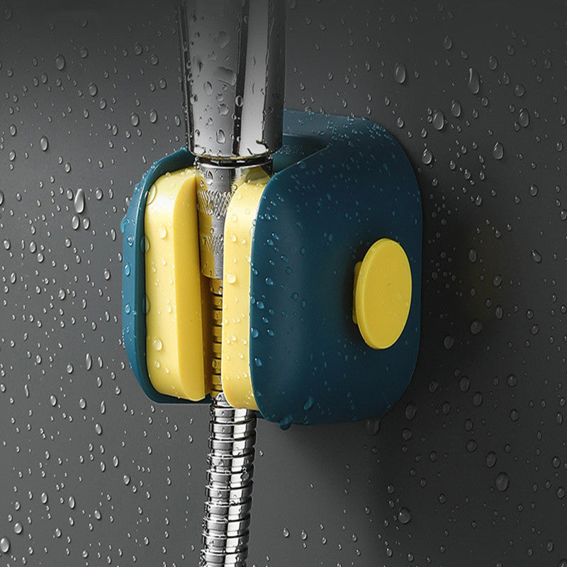 Shower Bracket Free Punching Fixed Seat Universal Shaking Head Adjustable Lotus Pod Bathroom Nozzle Flower Drying Shower Base - V.I.P Digital Presence