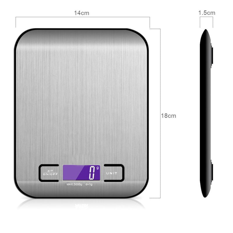 Electric Kitchen Scale Silver - V.I.P Digital Presence