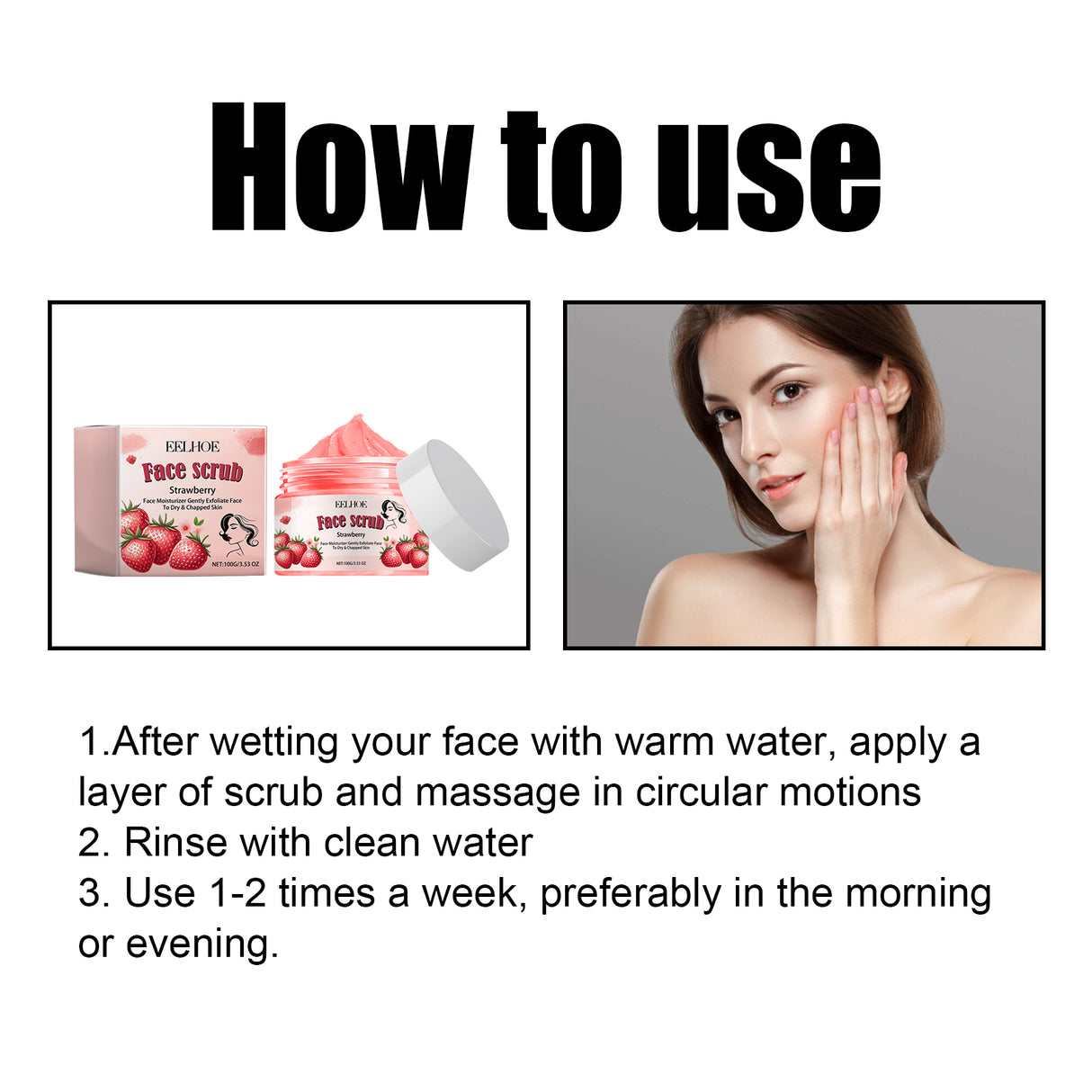 Face Scrub, Soften Cutin Supple Skin Moist Water Embellish Burnish - V.I.P Digital Presence