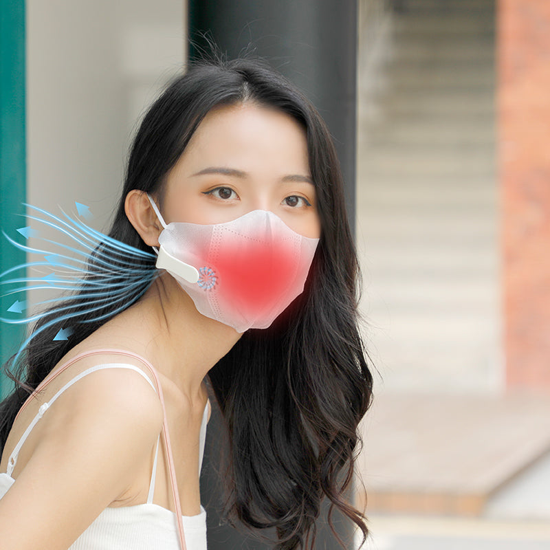 Net Celebrity Fan Mask Fan Mini Portable Children's Mask Anti-Stuffy Instead Of Breathing Valve Usb Charging Smart Fan - V.I.P Digital Presence