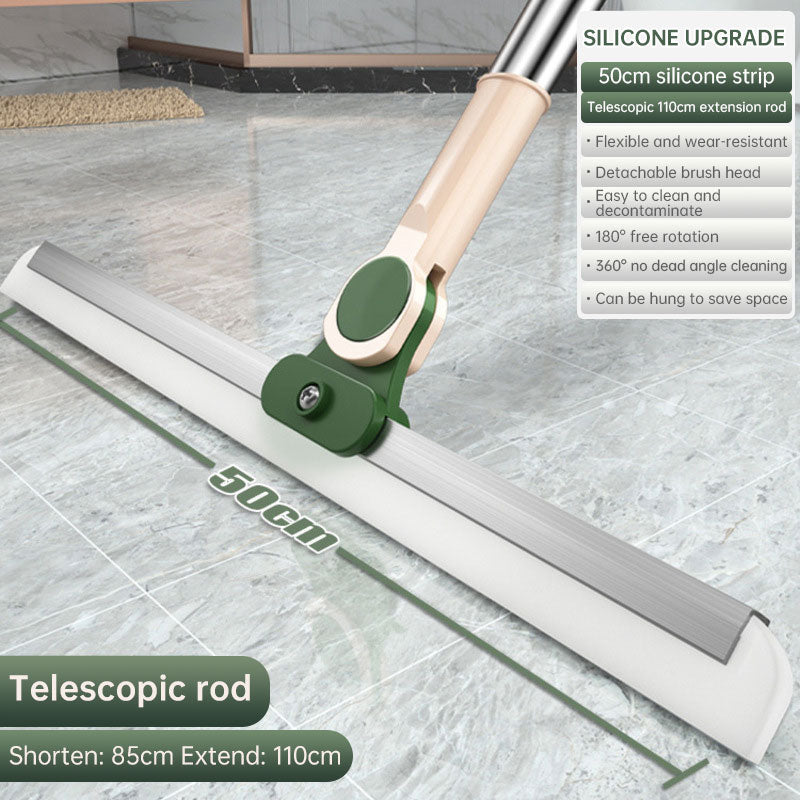 Magic Broom, Water Scraper, Mop, Bathroom Floor Scraper, Household Bathroom Floor Scraper, Wet and Dry Dual Purpose Broom - V.I.P Digital Presence