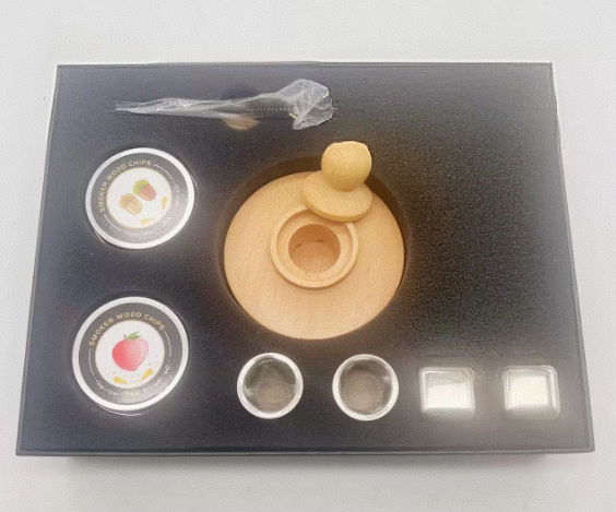 Solid wood wine barrel smoker bar whiskey seasoning tool smoked wine barrel set - V.I.P Digital Presence