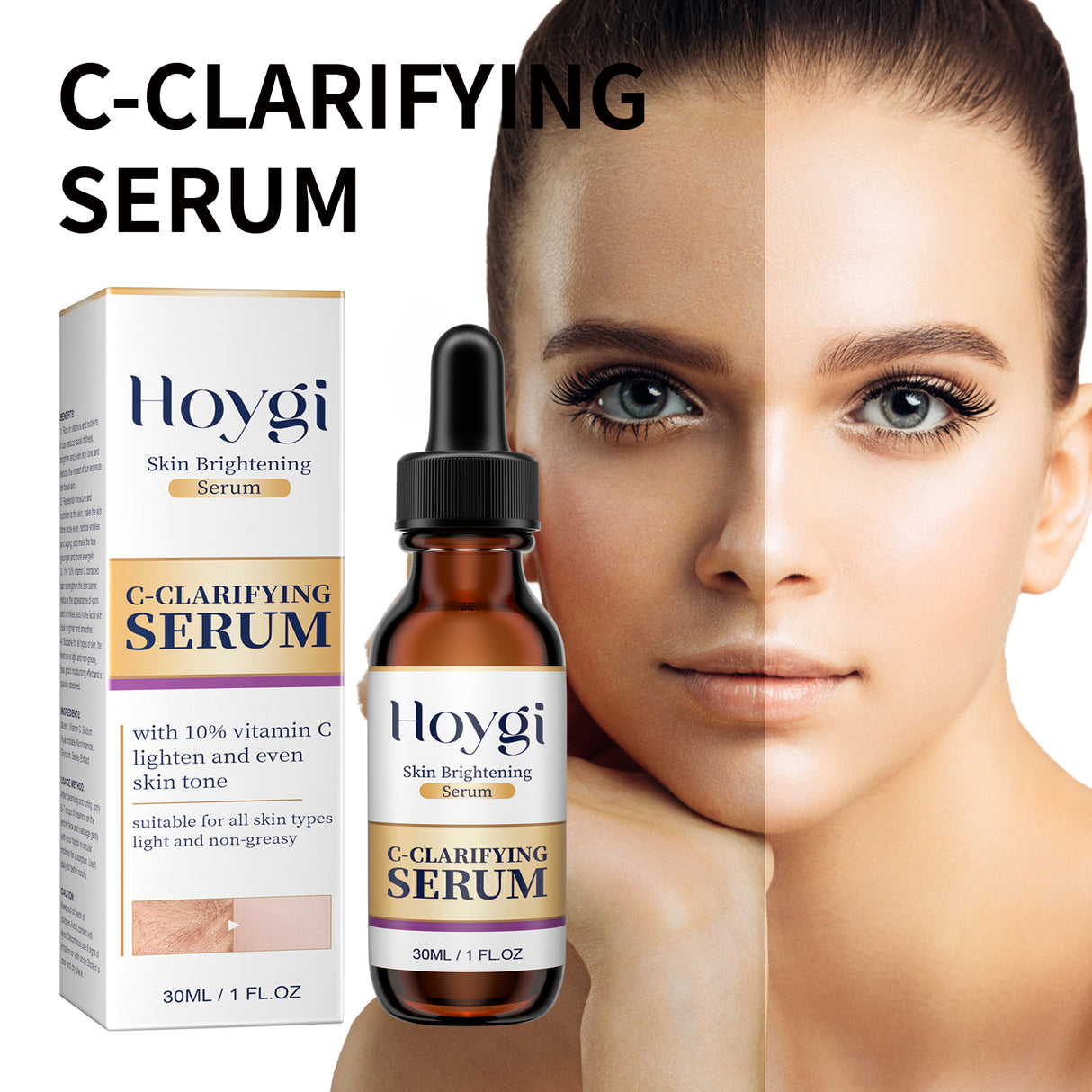 Skin Brightening Serum, Moisturizing And Lightening Spot Melanin Repair Dark And Whitening Skin Essence - V.I.P Digital Presence