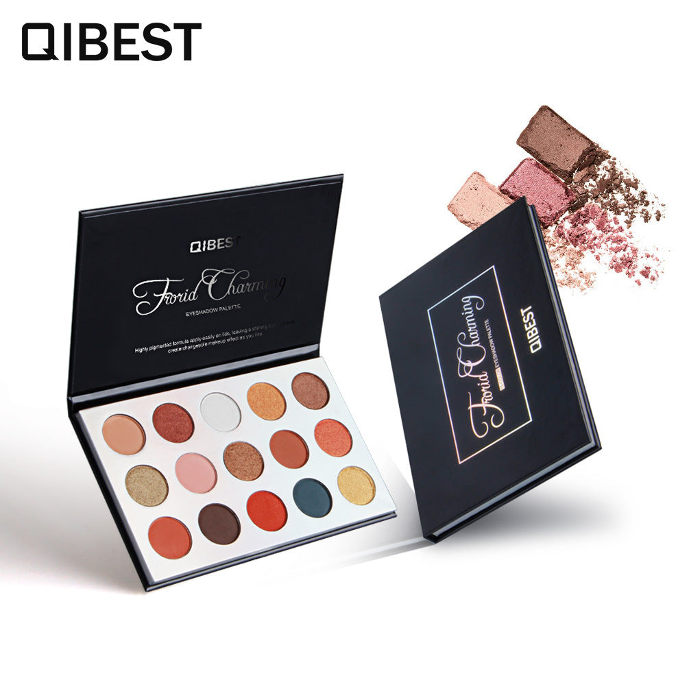 QIBEST 15 Color Eyeshadow Palette Renaissance Eyeshadow Palette Sunset Eyeshadow - V.I.P Digital Presence