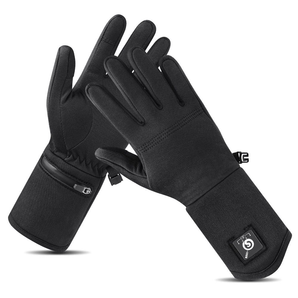 Winter Skiing Heated Gloves Outdoor Sports Touch Motorcycle Men Women Warm Windproof Hunting Black Mittens Bicycles - V.I.P Digital Presence