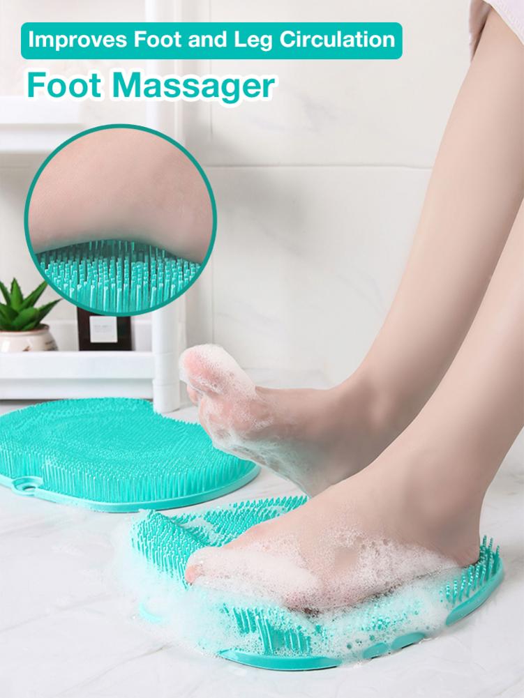 Pregnant Women Without Bend Over Shower Foot Massager Scrubber Cleaner Washing Massage Tools Pad Mat Elderly Feet Cleaning Brush - V.I.P Digital Presence