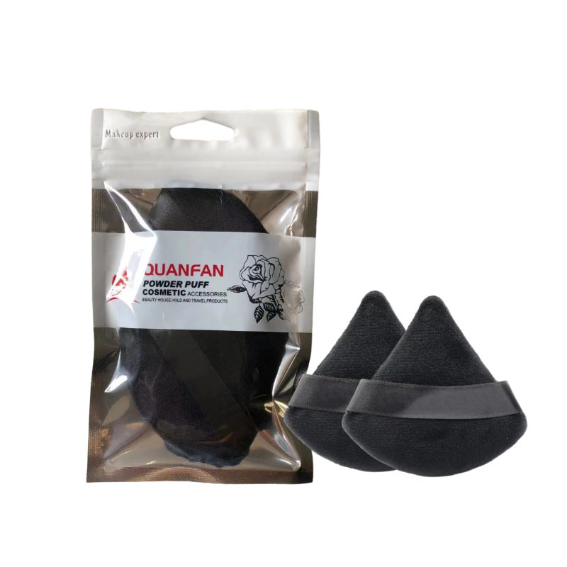 Triangle Dry Powder Puff Fiber Crystal Cotton Delicate On Makeup Beauty Tools Powder Puff - V.I.P Digital Presence