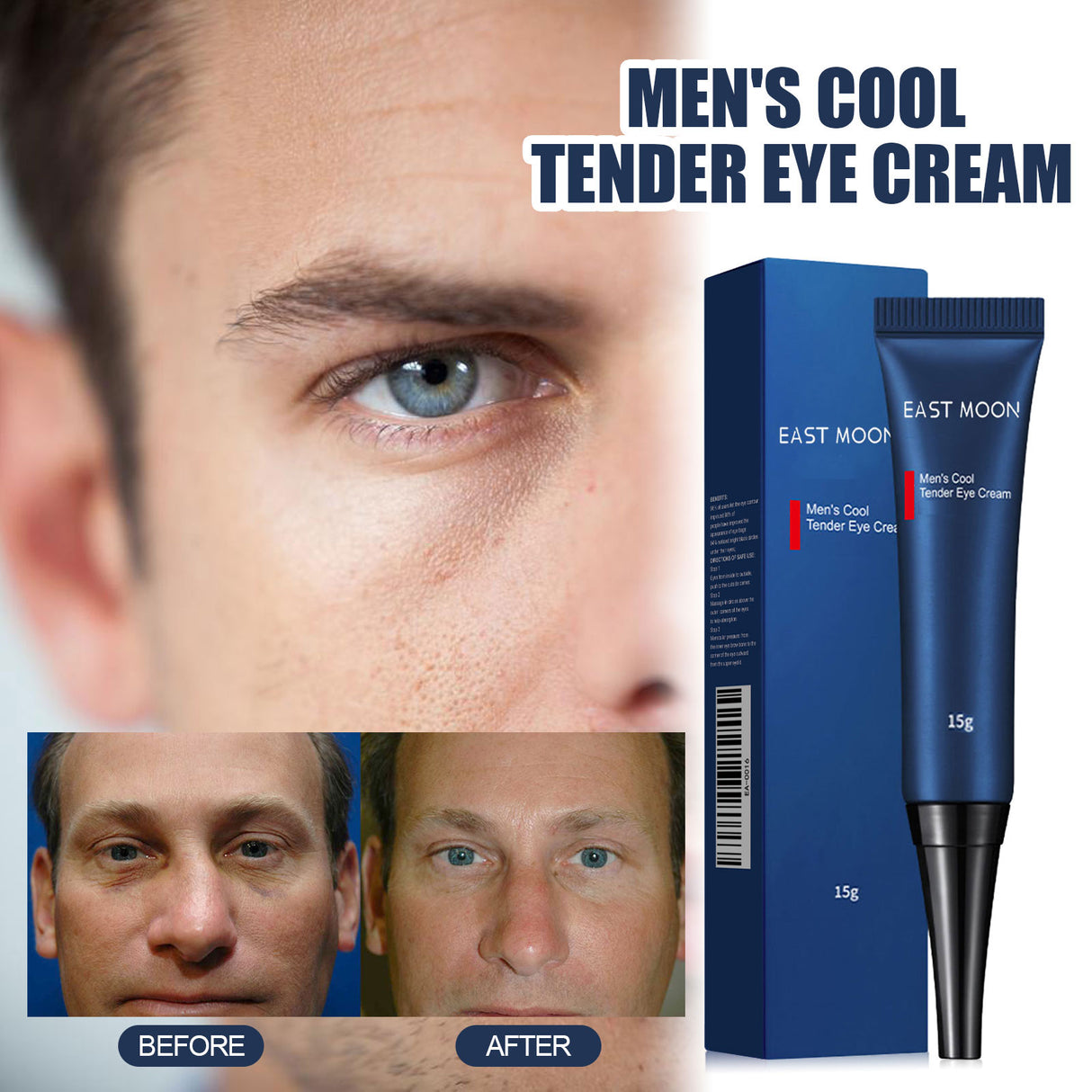 Men's Retinol Eye Cream, Gentle Nourishing Eye Skin Moisturizing And Firming Apply Eye Cream - V.I.P Digital Presence