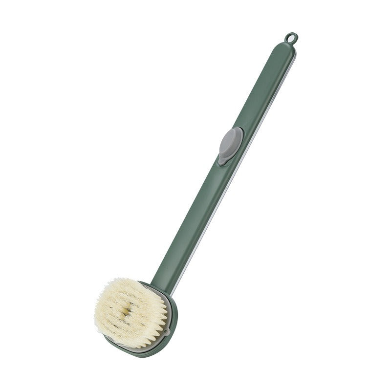 Long handled shower massage brush with soft bristles scrub back brush for exfoliation back cleaning brush for body - V.I.P Digital Presence