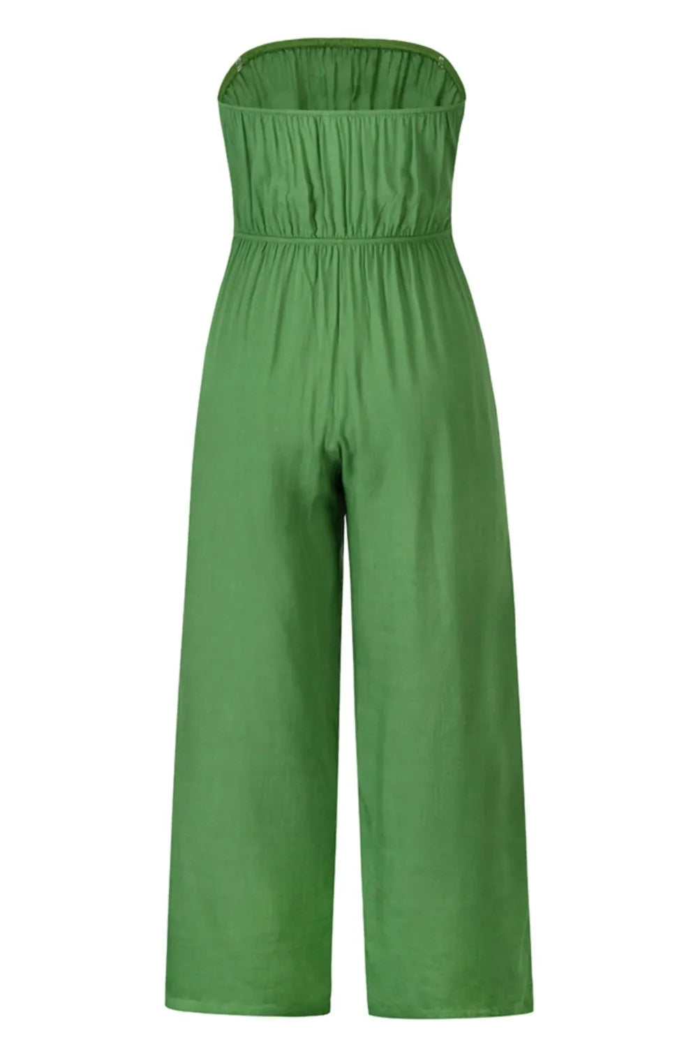 Tied Cutout Tube Wide Leg Jumpsuit - V.I.P Digital Presence