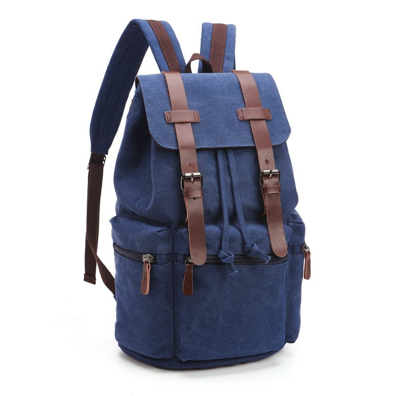 Durable casual large capacity travel bag computer backpack junior high school student school bag backpack Canvas - V.I.P Digital Presence