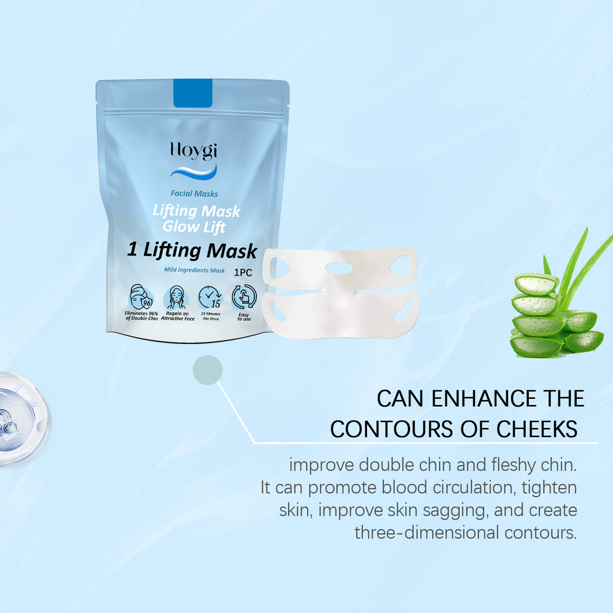 V Lift Mask, Collagen Nourishing Skin Firming, Moisturizing, Hydrating And Brightening Lifting Mask - V.I.P Digital Presence