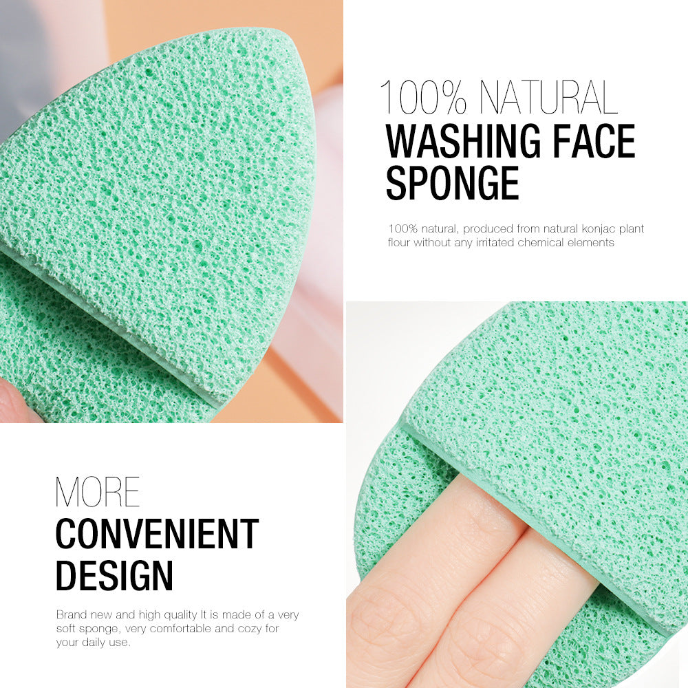 O.TWO.O Oval Soft and Comfortable Sponge Face Wash Puff Magic Lazy Water Makeup Remover Puff 1Pcs - V.I.P Digital Presence