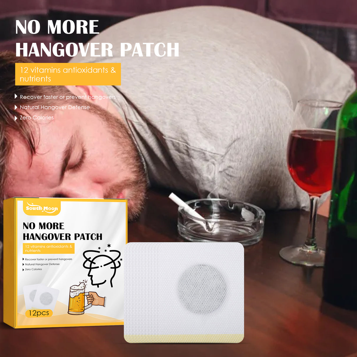 Hangover Cure Patch, Hangover Cure Party Hangover Cure Party Portable Maintenance Health Care Patch Point Patch - V.I.P Digital Presence