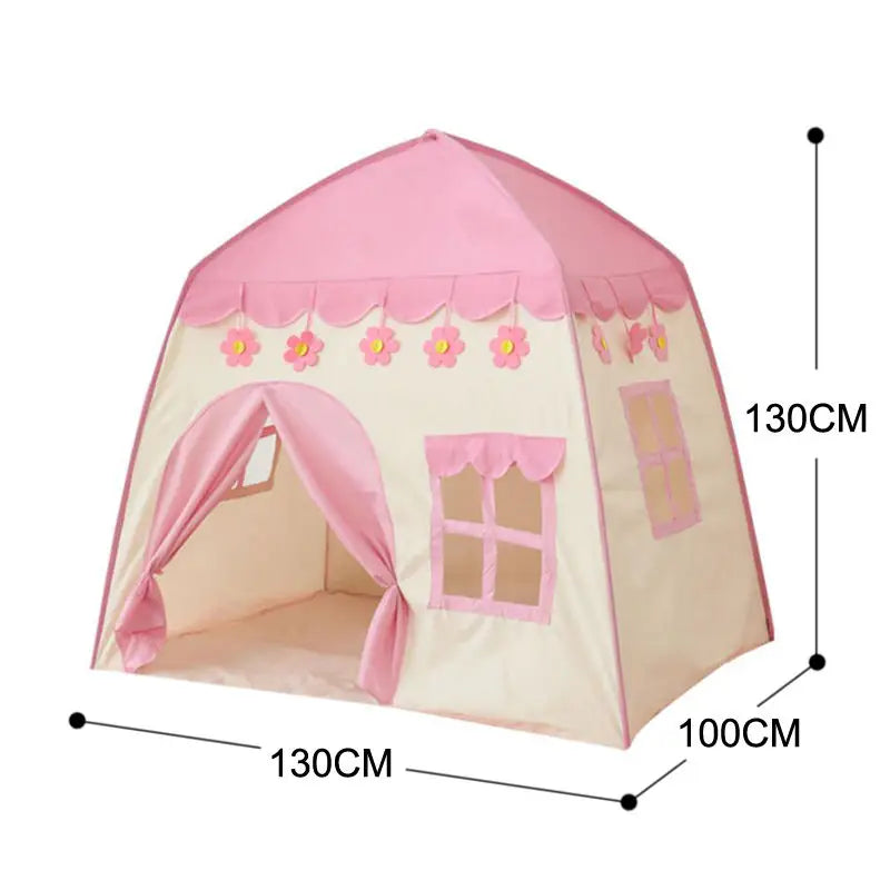 Children's Tent Indoor Outdoor Games Garden Tipi Princess Castle Folding Cubby Toys Tents Enfant Room House Teepee Playhouse - V.I.P Digital Presence