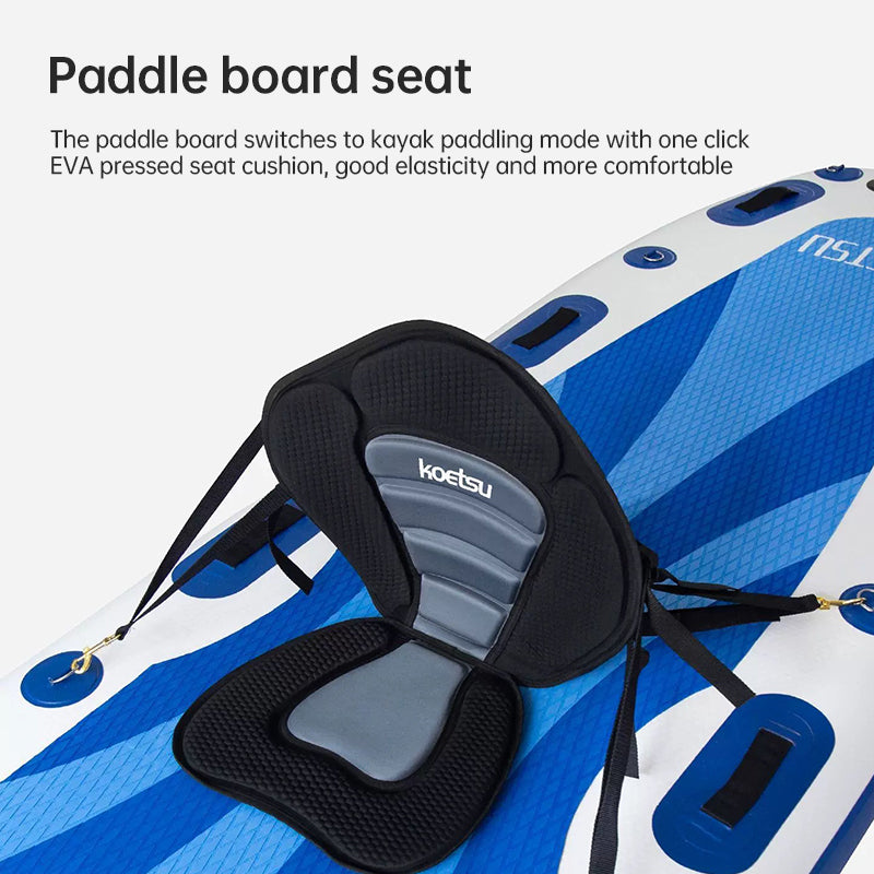 Adjustable padded seat for kayaks, paddleboards, canoes, with backrest, suitable for kayak, canoe, rafts, fishing. - V.I.P Digital Presence