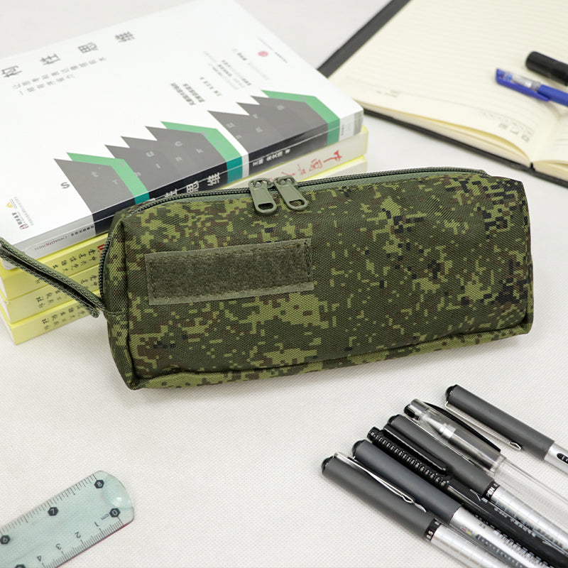 Cold War-era large-capacity tactical storage bag – versatile MOLLE-compatible pouch for students/stationery or tactical use. - V.I.P Digital Presence