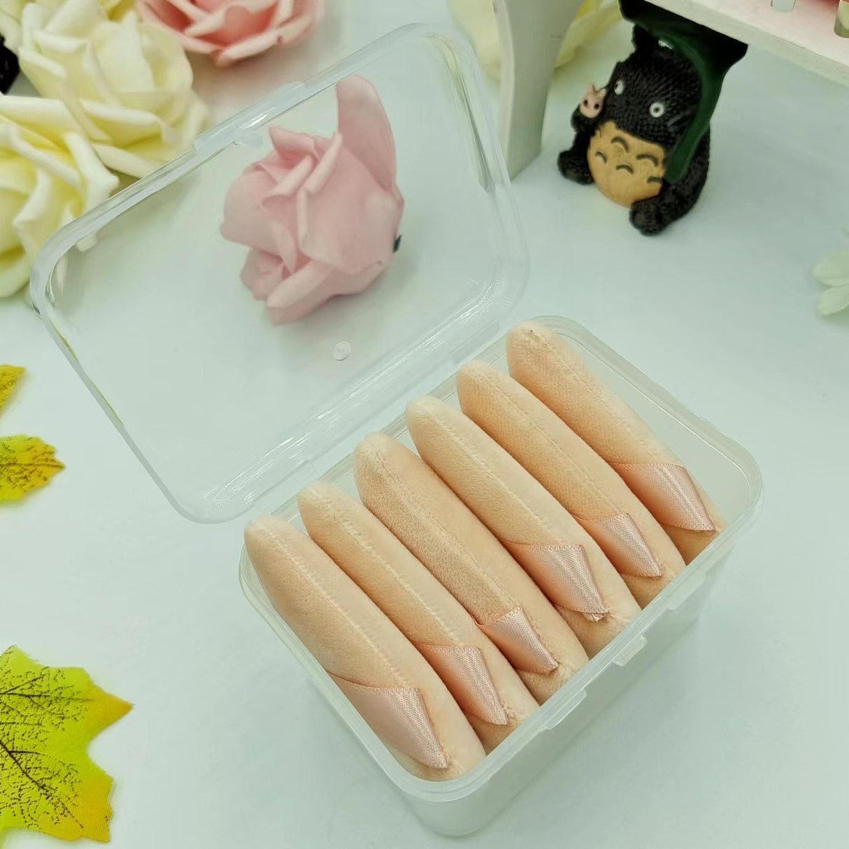 Triangle Dry Powder Puff Fiber Crystal Cotton Delicate On Makeup Beauty Tools Powder Puff - V.I.P Digital Presence