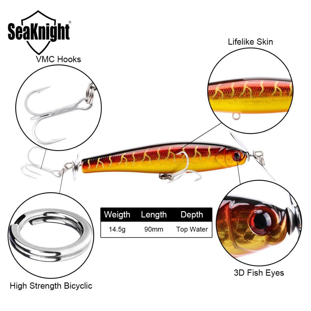 SeaKnight SK034 Pencil Fishing Lure 1PC 14.5g 90mm Top Water