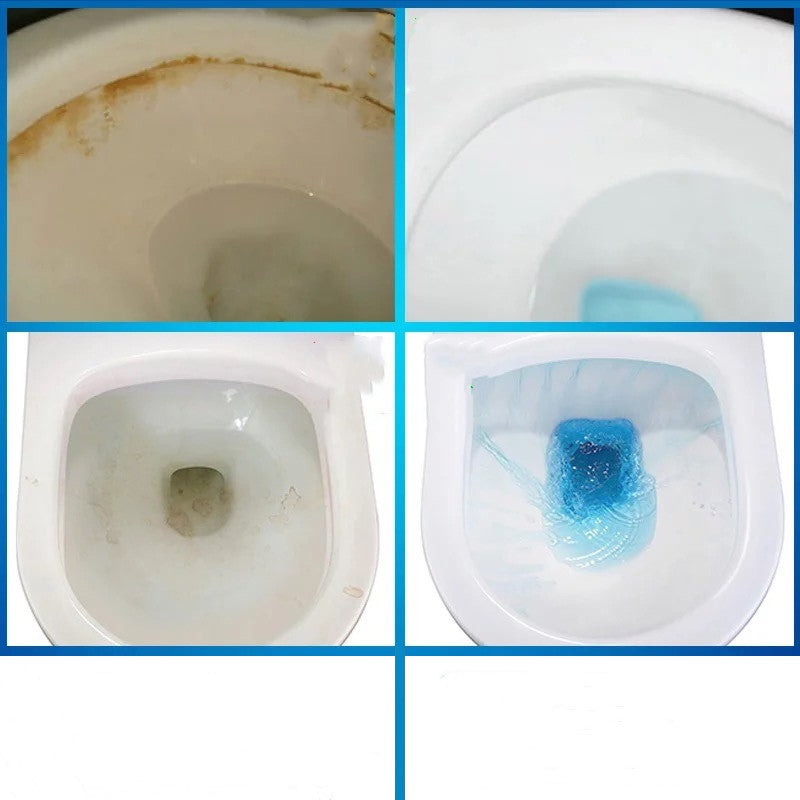 Toilet cleaner, toilet deodorizer, flushing cleaner, descaling cleaner, powerful yellow and dirt remover, blue bubble cleaner - V.I.P Digital Presence