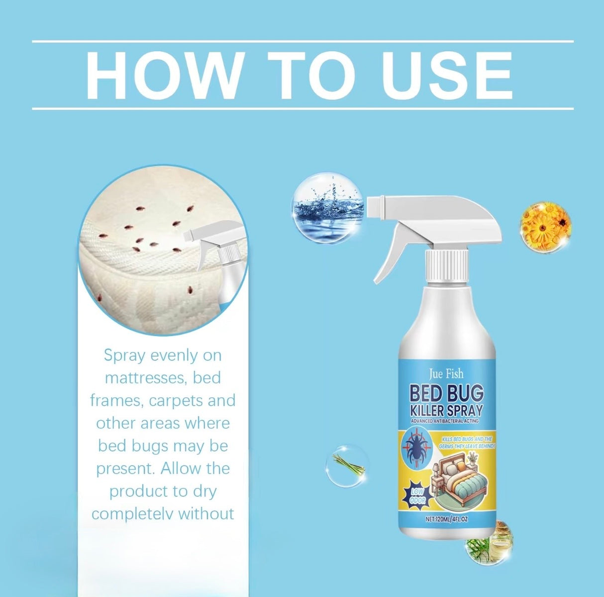 SleepSafe Bed Bug Spray