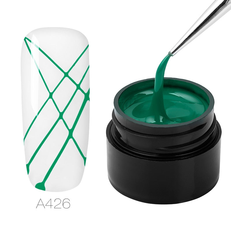 ROSALIND Gel Spider Line For Nails Art Gel Polish UV Colors Painting Gel Nail Polish Spider Gel Lacquer Web Stickers Gel Polish - V.I.P Digital Presence