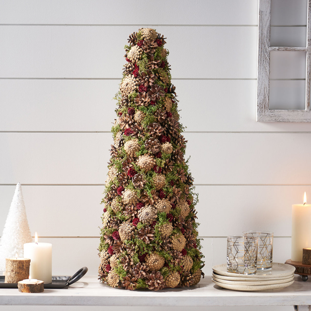 PINE CONE TABLE TOP TREE - V.I.P Digital Presence