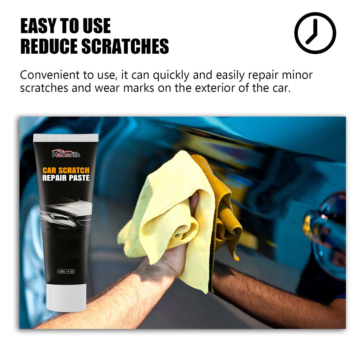 Car Scratch Repair Paste, Automotive Finish Scratch Deep Repair Finish Polishing Reconditioning Cream - V.I.P Digital Presence