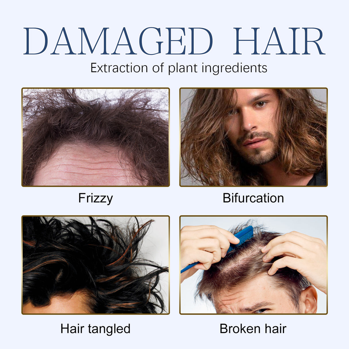 Men's Hair Care Cream Repair Dry Hair And Frizz Supple Repair Hair Care Cream - V.I.P Digital Presence