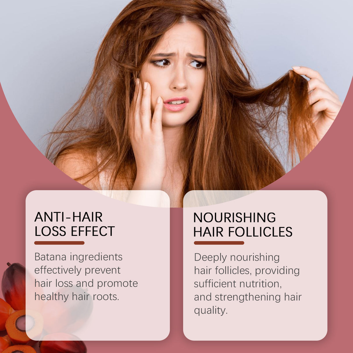 Batana Hair Oil Gentle Repair Nourishing, Supple And Plump Hair Moisturizing And Hydrating Hair Oil - V.I.P Digital Presence