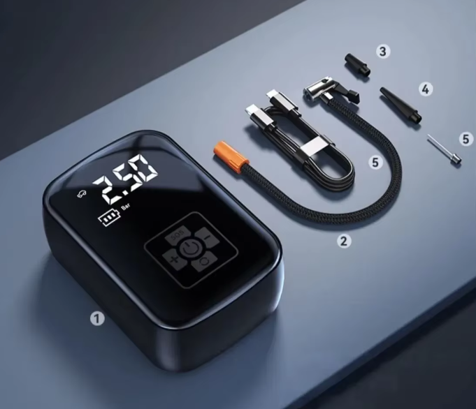 Car mounted wireless inflation pump car mini inflation pump household car dual-use high-pressure air pump - V.I.P Digital Presence