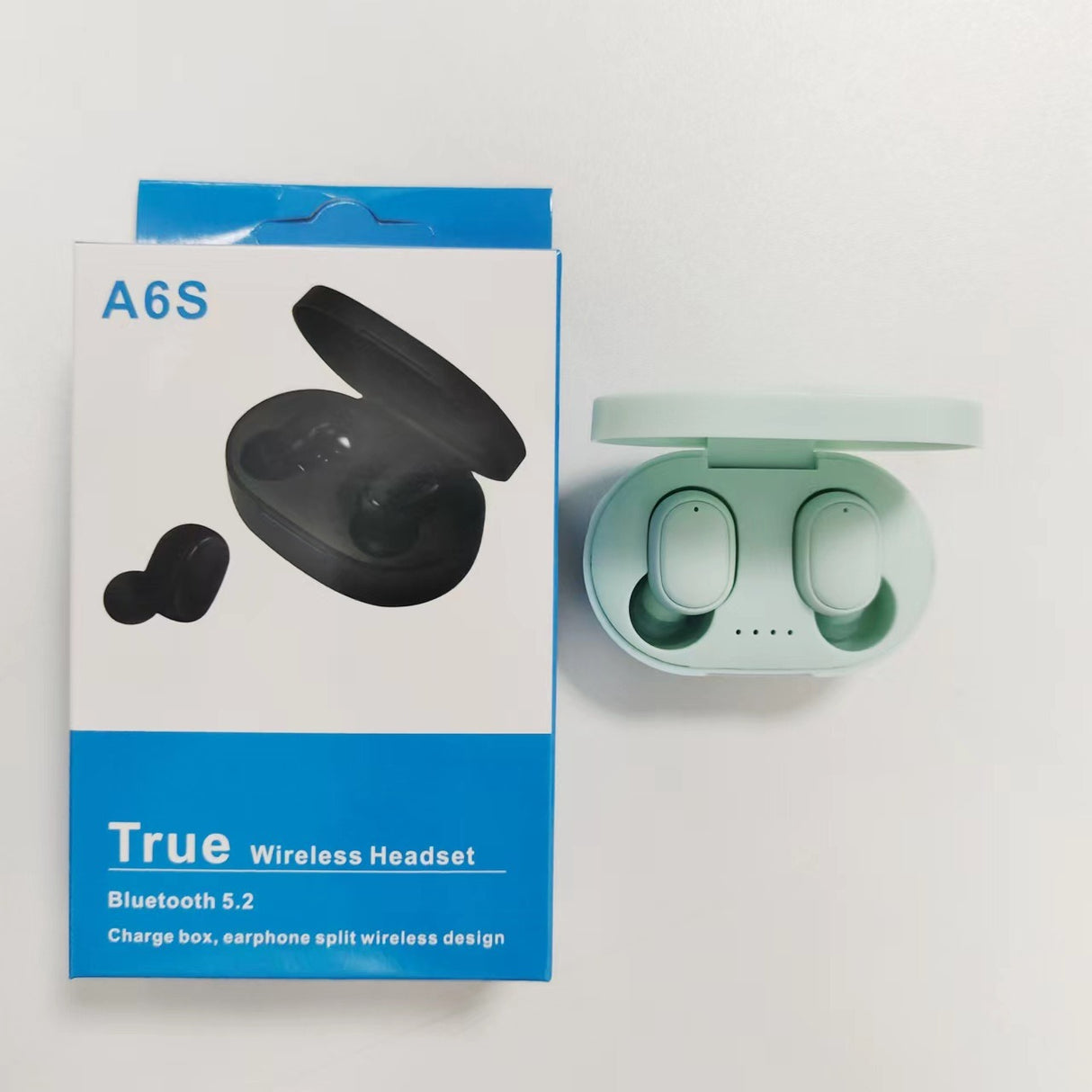 A6S Bluetooth Headset Macaron Bluetooth 5.2 Wireless TWS Earbuds Sports Mini New Headphones - V.I.P Digital Presence