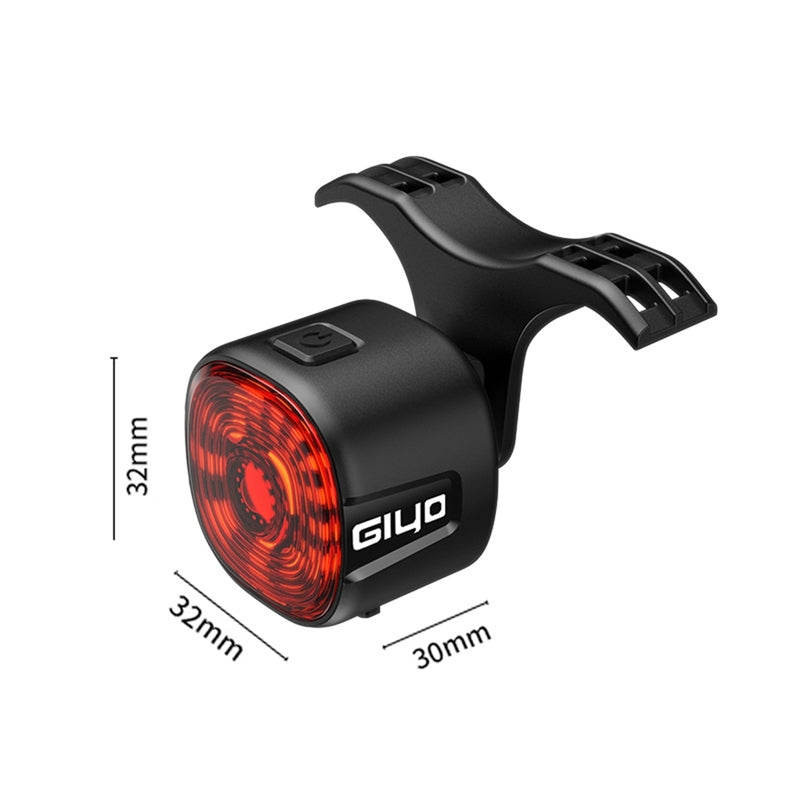 Bicycle Smart Brake Tail Light MTB Road Bike Auto Brake Sensing Light SB Rechargeable IPX6 Waterproof LED Warning Rear Lamp - V.I.P Digital Presence