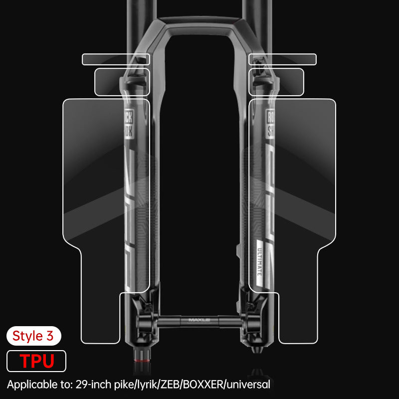 Bike fork protective stickers, mountain bike protective film, scratch-resistant stickers, bicycle fork decals - V.I.P Digital Presence