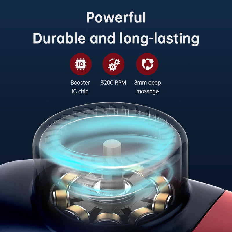 CP-F10 fascia gun muscle massager cervical muscle relaxer electric menstrual gun leg electric - V.I.P Digital Presence