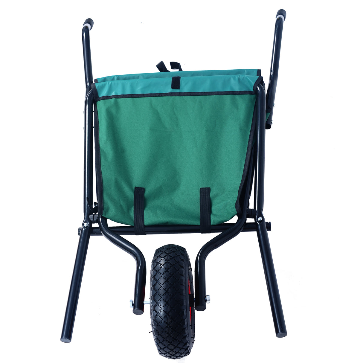 Folding unicycle 176 pounds folding yard unicycle heavy-duty Oxford cloth green lawn bicycle 10 inch inflatable tires - V.I.P Digital Presence