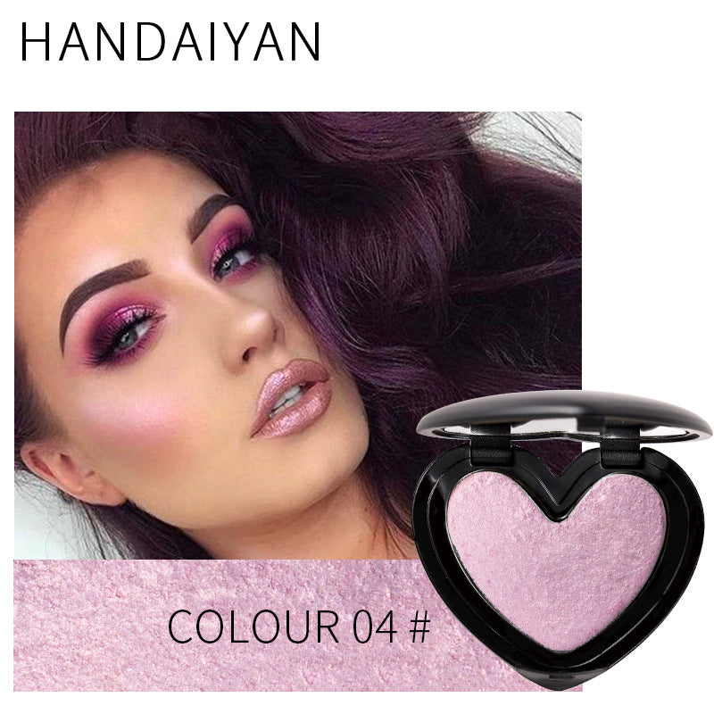 HANDAIYAN Three-Dimensional Repair And Makeup Love Highlighting Powder And Eye Shadow Dual Use - V.I.P Digital Presence