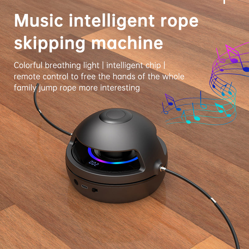 Smart Rope Skipping Machine Smart Jump Rope Machine 10-level Speed Adjustment Led Seven-color Light Wireless Music Function - V.I.P Digital Presence