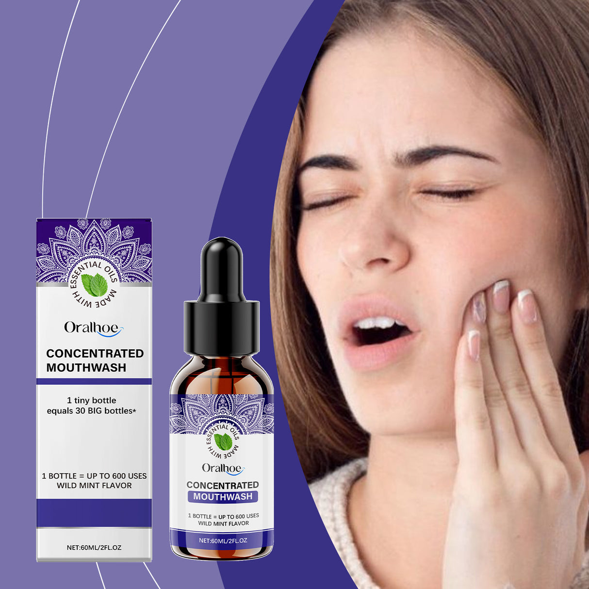 Mint Dental Mouthwash Gentle Care For Teeth Clean Fresh Smell Care Mouthwash - V.I.P Digital Presence