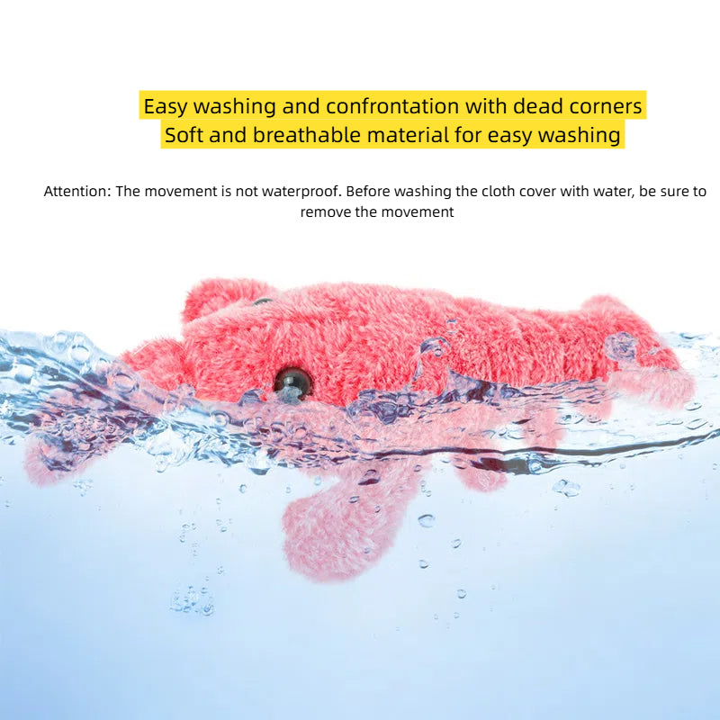 Pet Toy Gravity Jumping Shrimp Electric Simulation Lobster USB Charging Teasing Dog Cat Self Fun Soothing Tool - V.I.P Digital Presence
