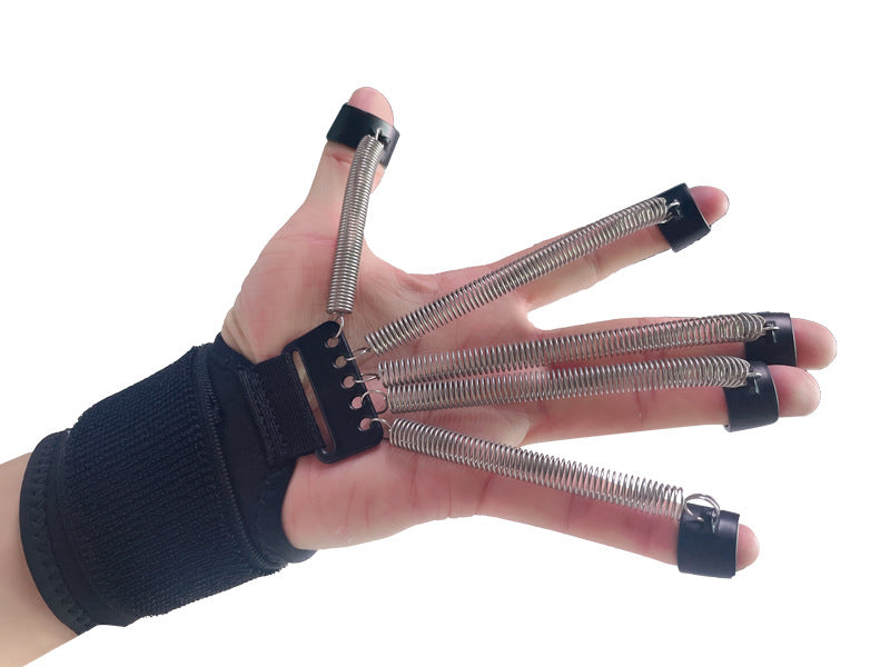 Stainless steel spring finger trainer exercise wrist tension equipment finger rehabilitation enhancer flexion and extension fing - V.I.P Digital Presence