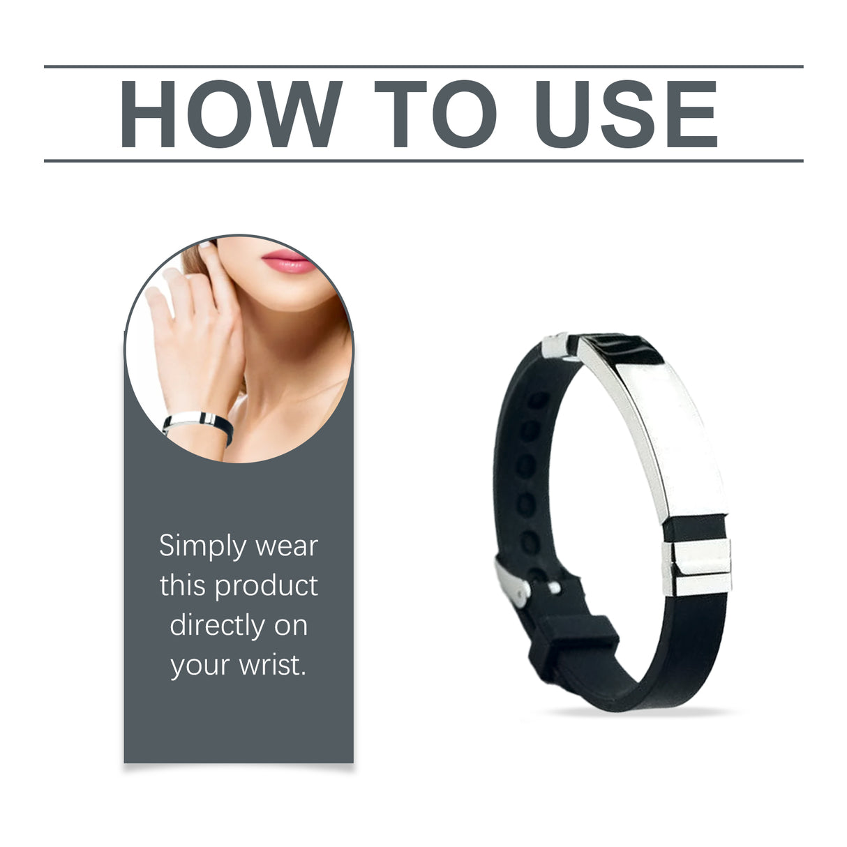 Fashion Titanium Steel Bracelet, Personalized Fashion Decoration Comfortable Fashion Portable Unisex Care Bracelet - V.I.P Digital Presence