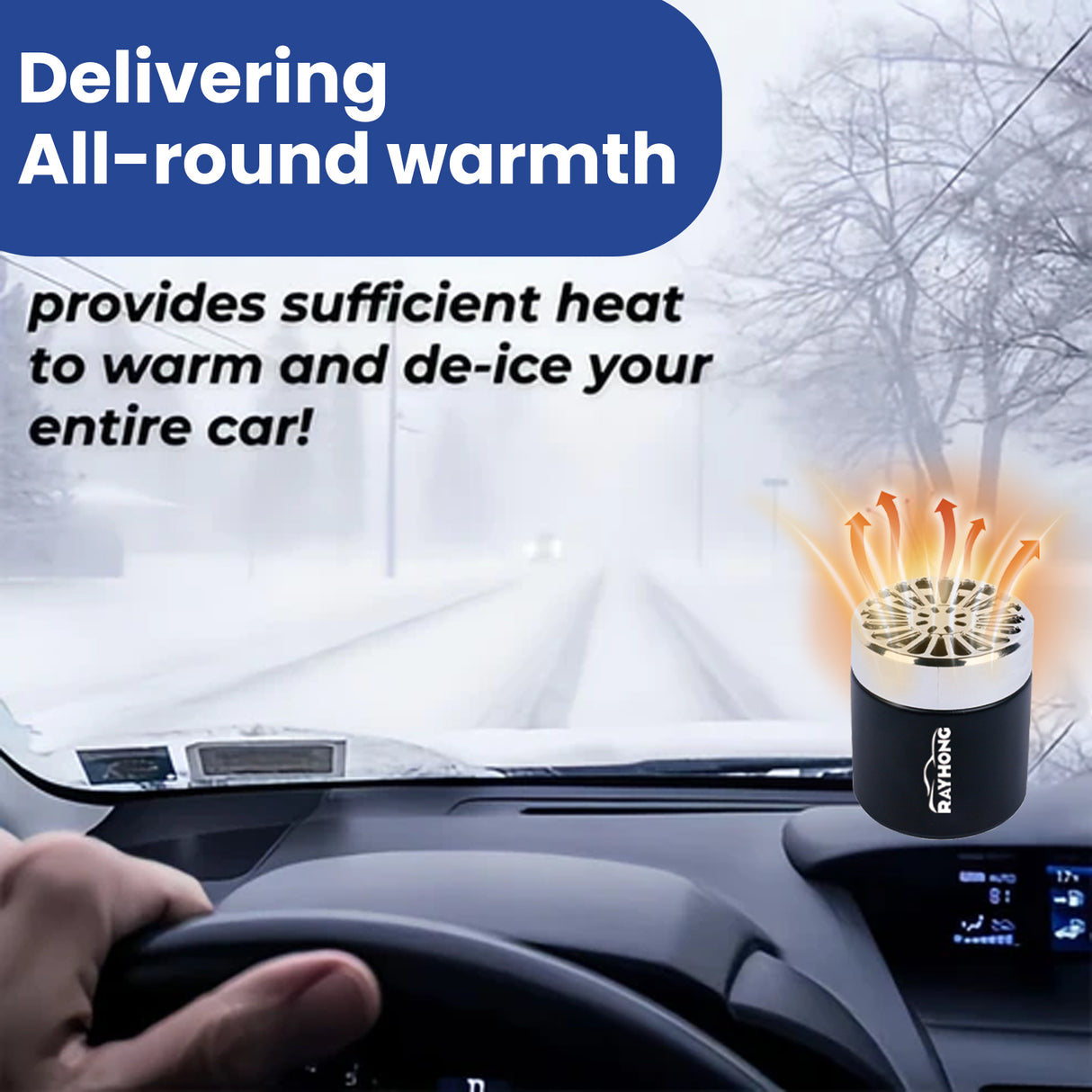 Snow Remover, Car Windshield Snow Melt Defogging Fast And Easy Deicing Heater - V.I.P Digital Presence