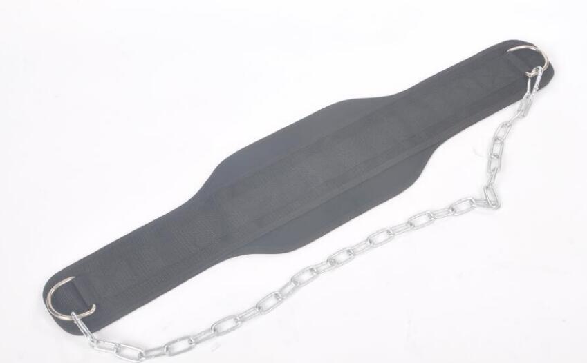 Thick Neoprene Weight Lifting Belt with Chain Dipping Belt for Pull Up Chin Up Kettlebell Barbell Fitness Bodybuilding Gym Belt - V.I.P Digital Presence